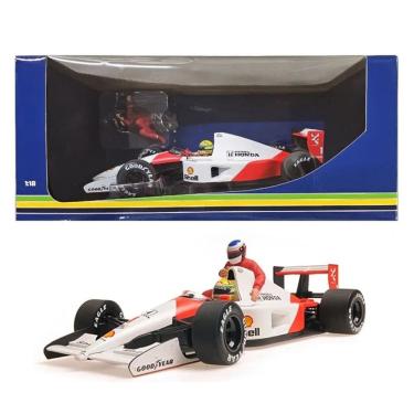 Imagem de Miniatura Fórmula 1 McLaren MP4/6 Ayrton Senna México GP 1991 1:18 – Minichamps