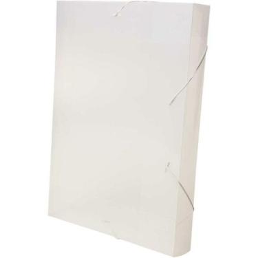 Imagem de Pasta Aba Elástica Plástica Oficio 40mm Cristal 10un - Dello