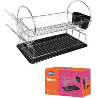 Imagem de Escorredor Loucas 19 Pratos 6 Copos Maggiore Mor 2 Andares