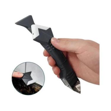Imagem de Raspador de silicone removedor calafetagem espátula e aplicador de rej