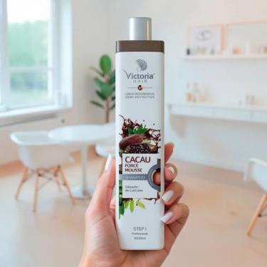 Imagem de Shampoo Cacau Force Mousse Victoria Hair 1 Litro - VICTORIA HAIR COSME