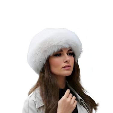 Imagem de Chapéu Gorro Russo de Pelúcia Pele Frio Inverno Corta Vento - Modas Fa