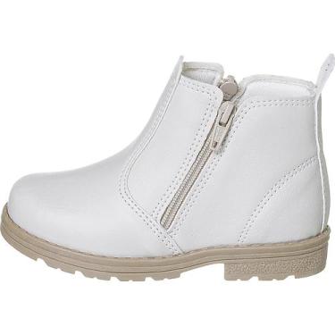 Imagem de Bota Coturnoconfortável Infantil Menina - Redmax, Natural, 35 BR