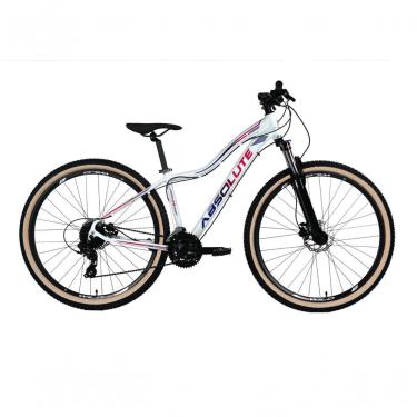 Imagem de Bicicleta Aro 29 Absolute Hera Feminina Câmbios Shimano 24v K7 Freio Hidráulico Garfo Trava Pneu Faixa - Branco Tam.15