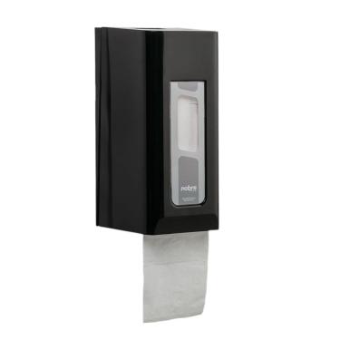 Imagem de Dispenser Para Papel Higiênico Cai-cai Preto - Nobre