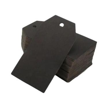 Imagem de Etiquetas De Preço Pequenas Em Papel Kraft 100un. Para Casamento, Aniv