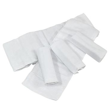 Imagem de Kit 5 Fraldas Pinte E Borde Dupla Luxo Algodão 70x70 Branca - marybaby