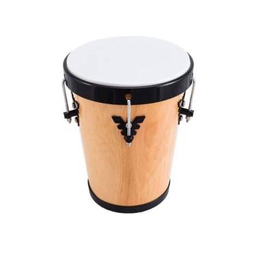 Imagem de Timba PHX Madeira Verniz Com Aro Preto 35x10