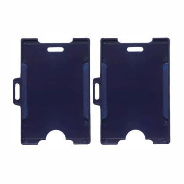 Imagem de Porta Crachá Azul Marinho Universal Cassmar 100un
