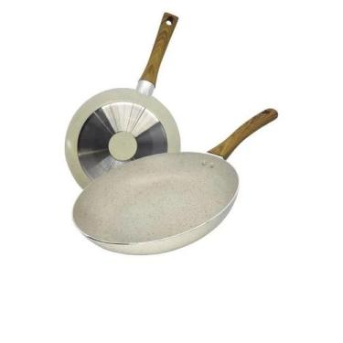 Imagem de Frigideira de indução antiaderente 24 cm ceramica cor creme - Dolce Ho