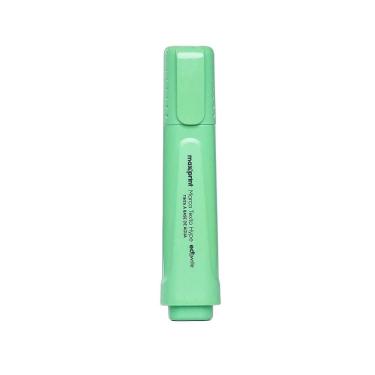 Imagem de Caneta marca-texto Maxprint Ecowrite Hype com Ponta Chanfrada 5,0MM em Feltro e Corpo Anatômico Verde