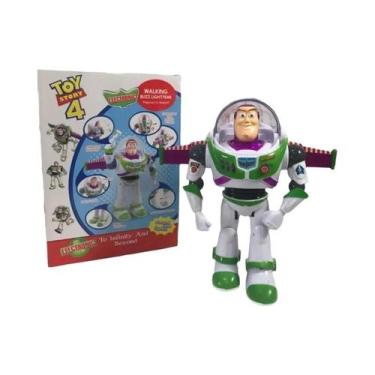 Imagem de Boneco De Ação Falante Disney Pixar Toy Story 4 Buzz Lightyear De 33cm