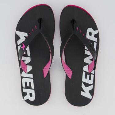 Imagem de Chinelo Kenner Red Rosa e Preto, 38