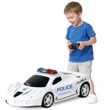 Imagem de Carro de Polícia Controle Remoto Infantil – Brinquedo para Crianças de 3 a 7 Anos