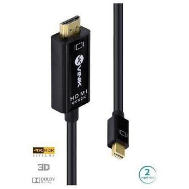 Imagem de Cabo Mini Dp P/ Hdmi 2.0 4k - 2 Metros - H20mdp-2 - VINIK