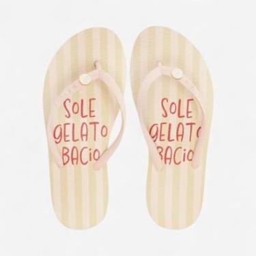Imagem de Chinelo De Dedo Brizza Listrado Easy Bacio Di Latte Rosa-Feminino