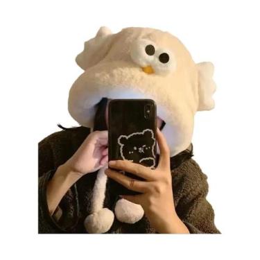 Imagem de Conjunto De Cachecol E Gorro Feminino 2 Em 1: Cachecol Quente De Inver