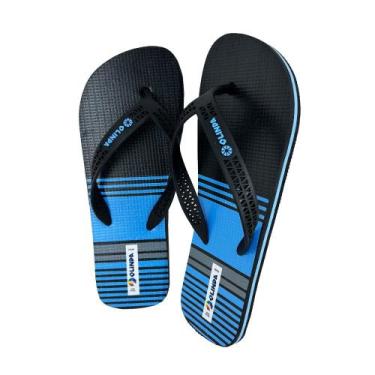 Imagem de Chinelo Masculino Listras Olinda - Conforto e Estilo, Preto, 37/38