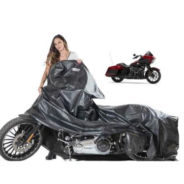 Imagem de Capa Moto HD Road Glide Forrada Impermeável Sol Chuva - kahawai