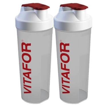 Imagem de Kit 2X Coqueteleira Saúde com Vitafor - 600ml Transparente - Vitafor
