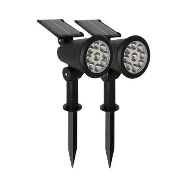 Imagem de Refletores Solares Ajustáveis Com 9 LEDs, À Prova D'água IP65 Para Jar