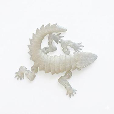 Imagem de Dragão Articulado Flexível  Brinquedo Decorativo Fidget Realista - A1,