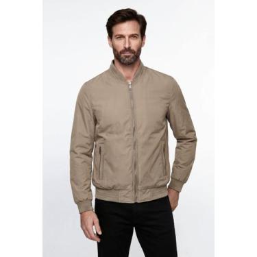 Imagem de Jaqueta masculina nylon resinada dupla face 69415 - - Kloze, Bege/Pret