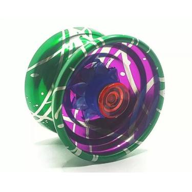 Imagem de Io-iô Yoyo Alumínio Com Rolamento - Fenix 379 - Fenix Brinquedos, Verd