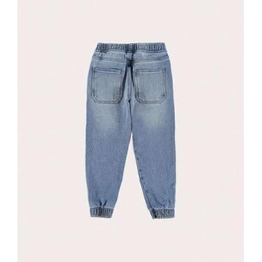 Imagem de Calça Jeans Jogger Infantil Menino em Malha Denim Malwee Kids, 8