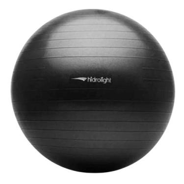 Imagem de Bola Exercicios Hidrolight 85cm Preta Fitness Pilates