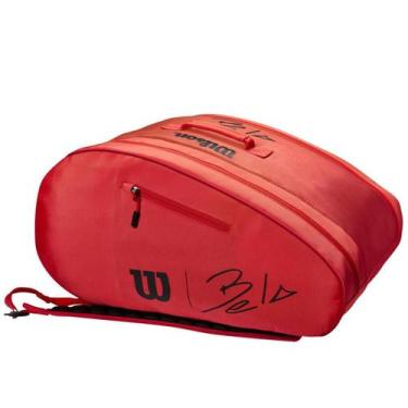Imagem de Raqueteira Bela Super Tour Bag Padel Wilson, Vermelho