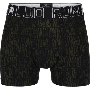 Imagem de Kit Cueca Boxer Infantil CR7 Cotton Stretch com 2 Peças Tamanho:10 a 1