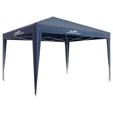 Imagem de Gazebo Temporário Sanfonado Para Uso Externo 3x3x2,55 C/Bolsa 4 Cordas