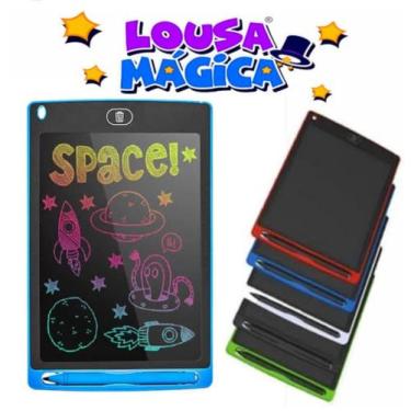 Imagem de Lousa Mágica Lcd Slim - Art Brink 15X23 PRETA, Preto