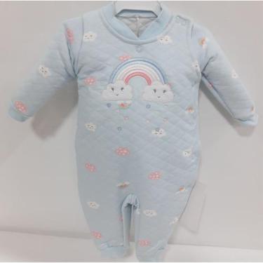 Imagem de Macacão Longo Le Bhua Linha Paraiso Bebe Menina Enxoval 466 - Le Bhua 