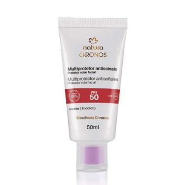 Imagem de NATURA CHRONOS MULTIPROTETOR ANTISSINAIS FACIAL FPS 50 50ml