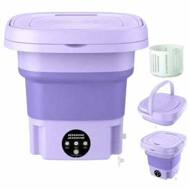 Imagem de Máquina De Lavar Roupas Pequena Com Motor Silencioso - GBG STORE