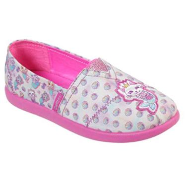 Imagem de Skechers Tênis feminino Solestice 2.0-Shell Friends para bebês, Rosa choque/Multi, 21 BR M