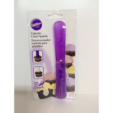 Imagem de Wilton Escareador e espátula de cupcake roxo, ferramenta de decoração 2 em 1