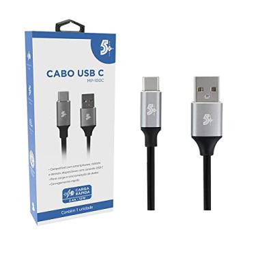 Imagem de 5+ Cabo Usb C para USB - 2.0-1,2m Aluminum Mobile Premium