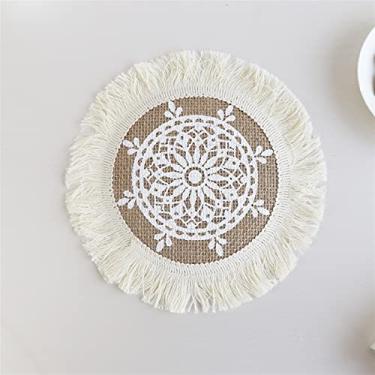 Imagem de GUIPAIHAI Almofada resistente ao calor de mesa para potes de jantar, pratos, copos, tapetes para decoração de mesa de jantar (cor: estilo A)