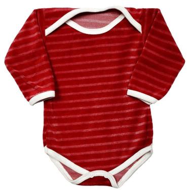 Imagem de Roupa de Bebê 1 Pça Body Manga Longa Plush Quentinho Inverno