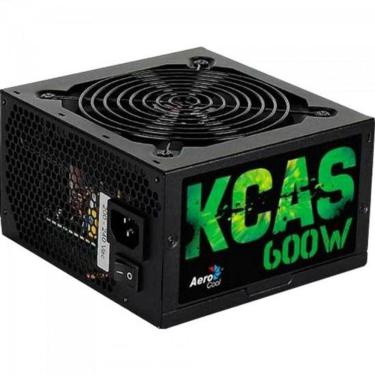 Imagem de Fonte ATX KCAS 600W 80 Plus Bronze PFC Ativo AEROCOOL