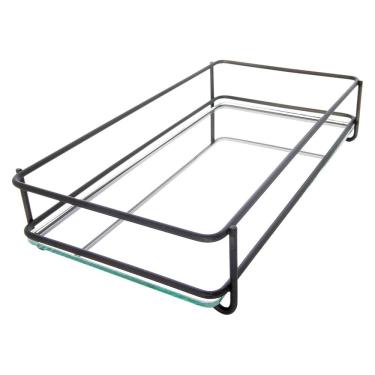 Imagem de Bandeja Hara Fence Black Matte 10X20 Cm