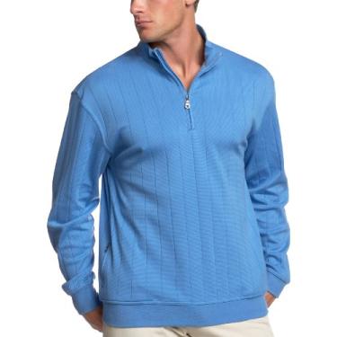 Imagem de Greg Norman Moletom masculino com zíper listrado, Mirage, 3GG