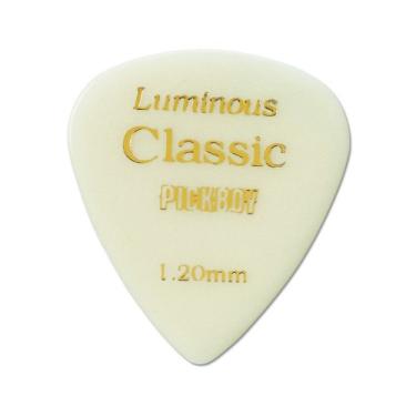 Imagem de Pickboy Paleta vintage, luminosa, celulose, 1,20 mm, 10 palhetas