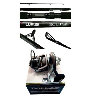 Imagem de Vara De Pesca Lumis Eclipse 2,40M 50Lb C/ Molinete Dallas 4000 - Lumis