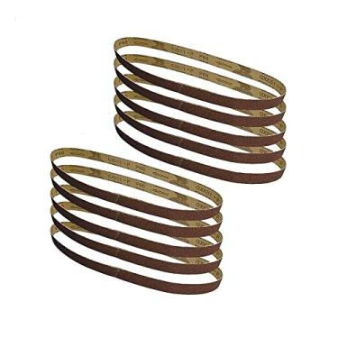Imagem de 10pcs 25x762mm Cintas de Lixagem Abrasivas 1quot;x30quot; Lixa 60 80 120 240 Grit Acessórios para marcenaria de óxido de alumínio, Grit 60,h