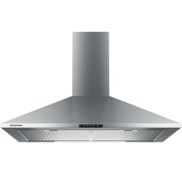 Imagem de Coifa Exaustor Depurador Cozinha Fogão Brastemp Inox 110V