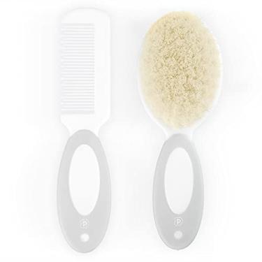 Imagem de Pimpolho Kit Pente E Escova De Cerdas Naturais Para Bebê
